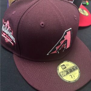 New Era Burgundy 59FIFTY Fitted Cap